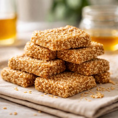 Honey sesame snack