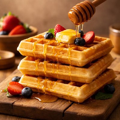 Honey waffles