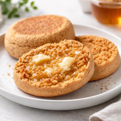 Honey wheat english muffin