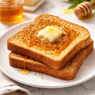 Honey wheat toast