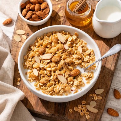 Honeybunch of oats with almonds