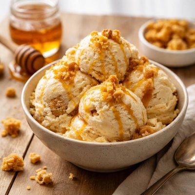Honeycomb icecream
