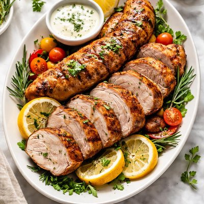 Honeysuckle turkey tenderloin