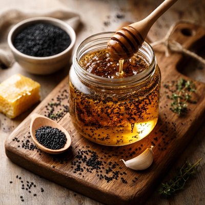 Honeywith black seed