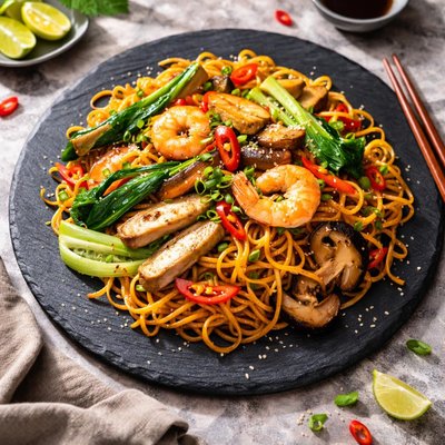 Hongkong noodles simply asia