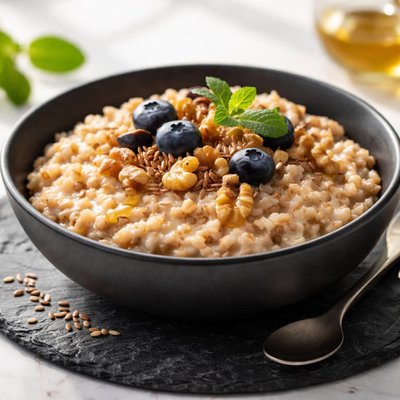 Horse wheat porridge