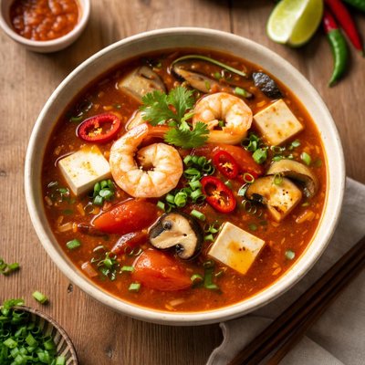 Hot and spicy soup