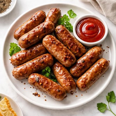 Hot breakfast sausage