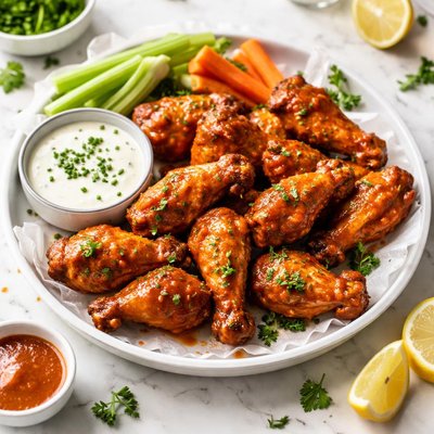 Hot buffalo wings