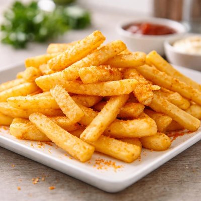 Hot chips chicken salt