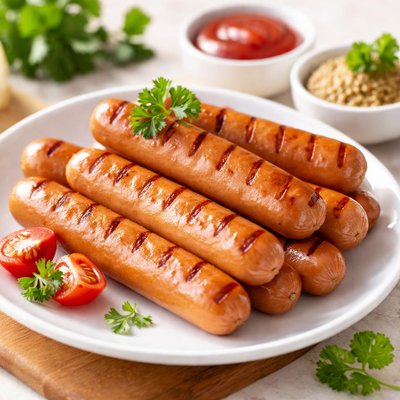 Hot dog sausages