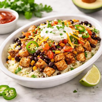 Hot head burriro double chicken bowl