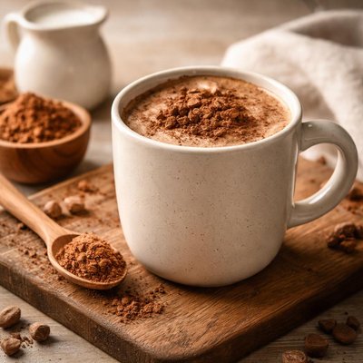 Hot milo with milk