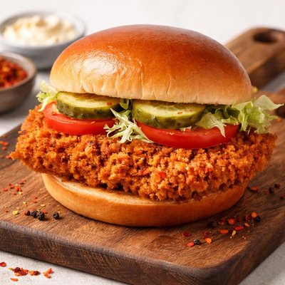 Hot n spicy chicken filet