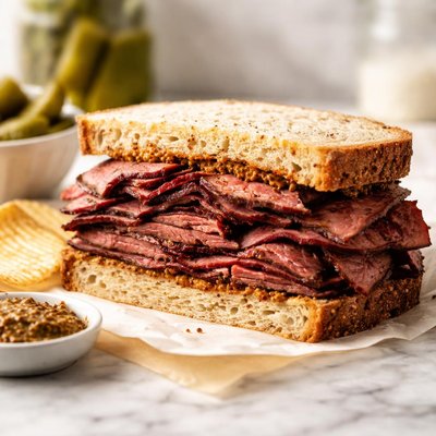 Hot pastrami on rye