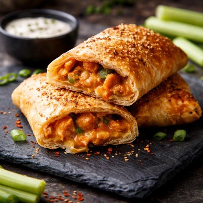 Hot pocket buffalo chicken