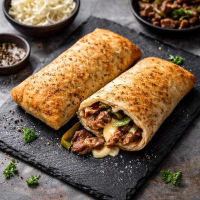 Hot pocket philly cheese steak
