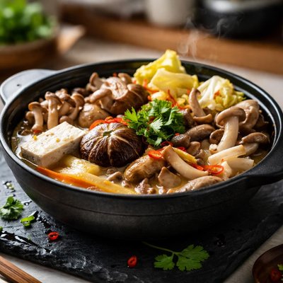 Hot pot mushuroom