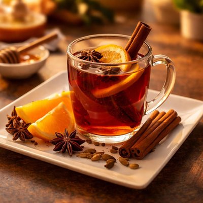Hot spiced tea