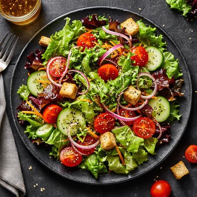 House salad with vinegarette