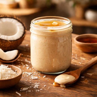 Housemade coconut maple