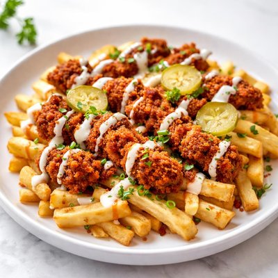 Houston hot chicken fries