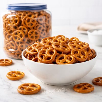 Hreat value pretzels