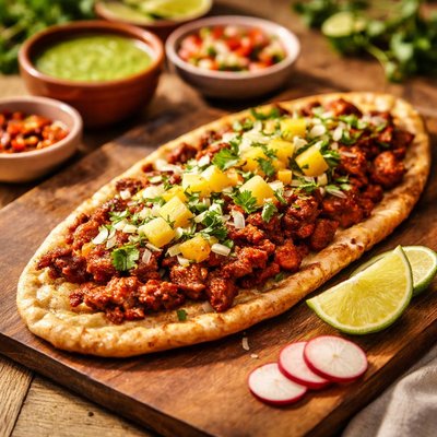 Huarache al pastor
