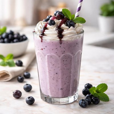 Huckleberry milk shake