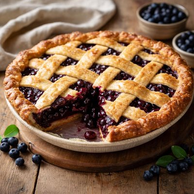 Huckleberry pie