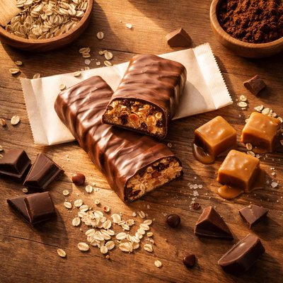 Huel complete nutrition bar chocolate caramel