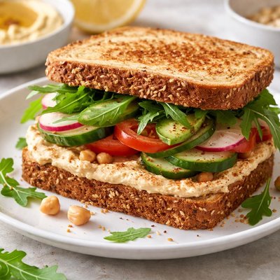 Hummus sandwich