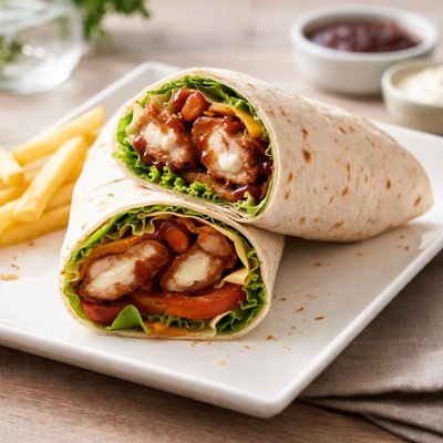 Hungry jacks bbq wrap