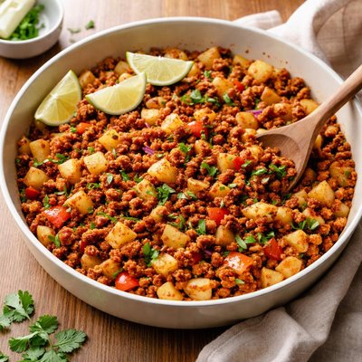 Hungryroot plant based chorizo and potato skillet