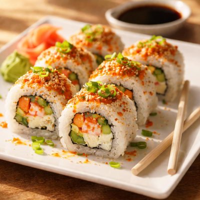 Hy-vee spicy california sushi roll