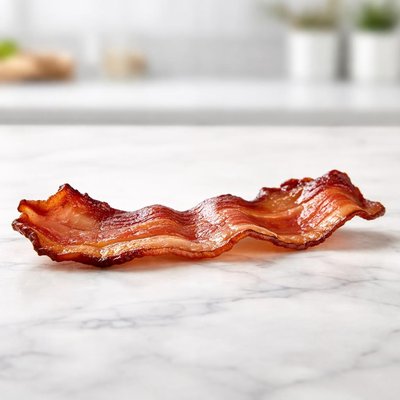 I piece of bacon grilled