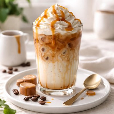 Ice caramel latte