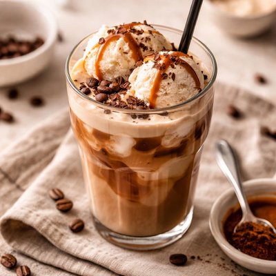 Ice cream coffee