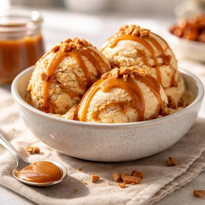 Ice cream dulce de leche