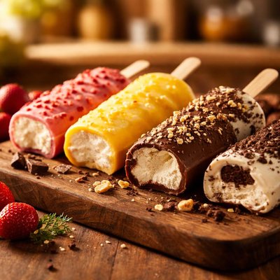 Ice cream filled popsicle calories