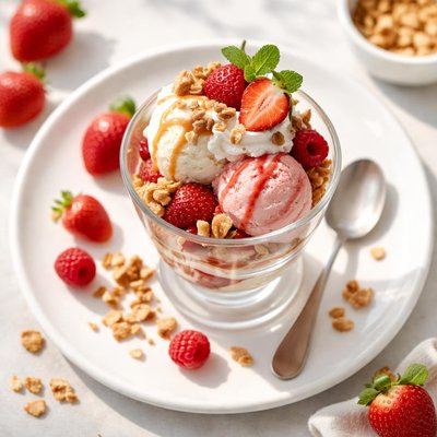 Ice cream parfait