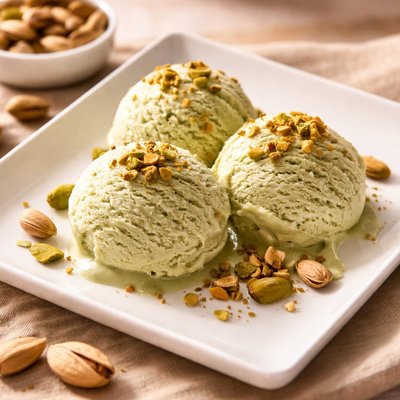 Ice cream pistachio