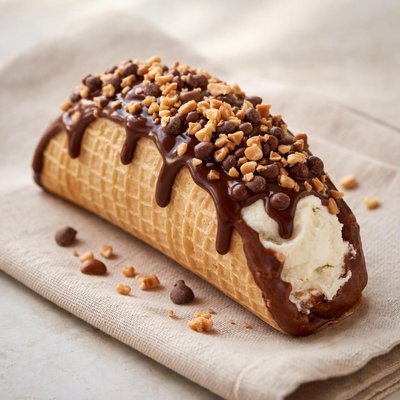 Ice cream taco