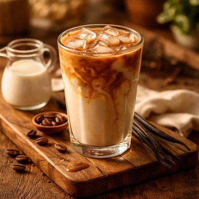 Ice vanilla latte