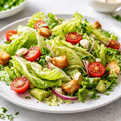 Iceberg lettuce salad