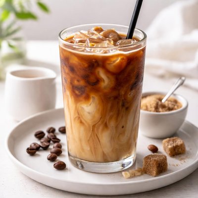 Iced brown sugar shaken espresso