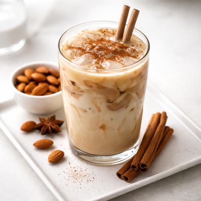 Iced chai latte almond milk