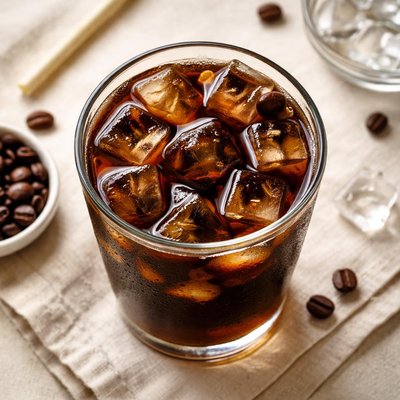 Iced coffee black