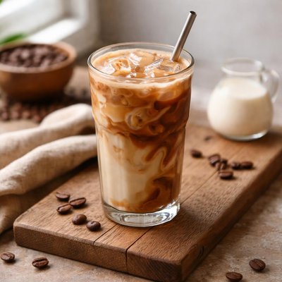 Iced coffee drink