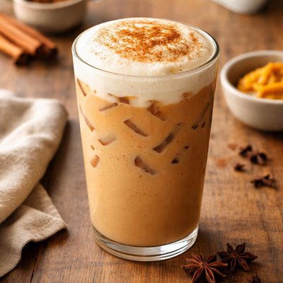Iced grande pumpkin cream chai